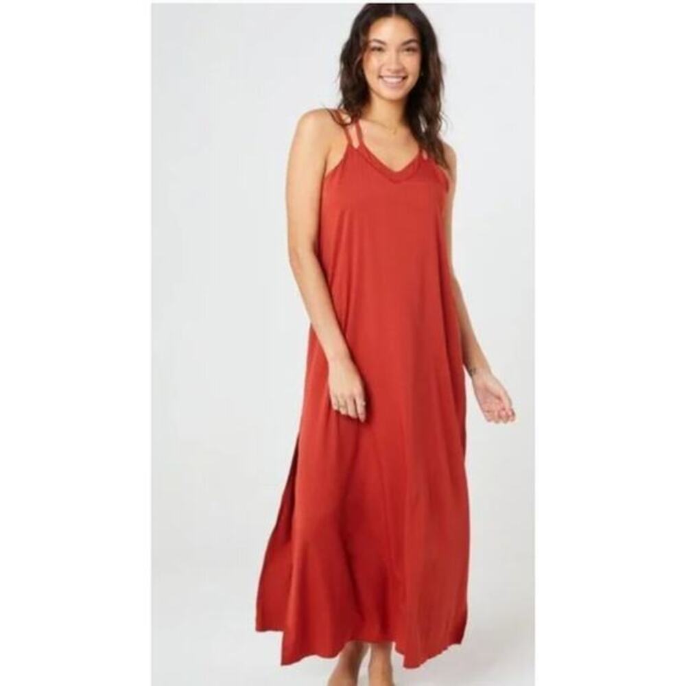 Shebird The‎ Savannah Strappy Maxi Dress Terracotta